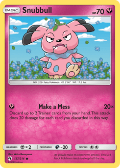 Snubbull Lost Thunder #137