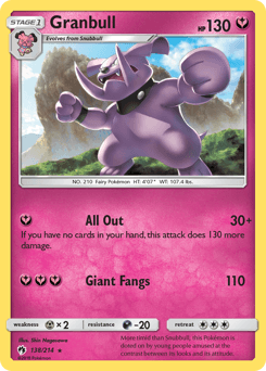 Granbull Lost Thunder #138