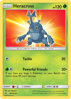 Heracross Lost Thunder #18