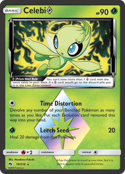 Celebi ◇ Lost Thunder #19
