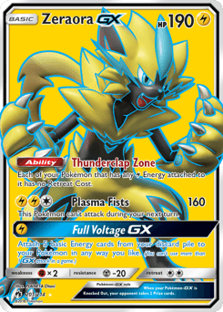 Zeraora-GX Lost Thunder #201