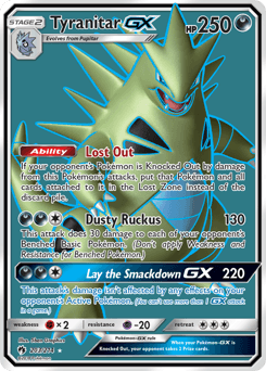 Tyranitar-GX Lost Thunder #203