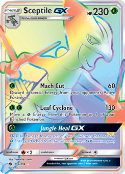 Sceptile-GX Lost Thunder #216