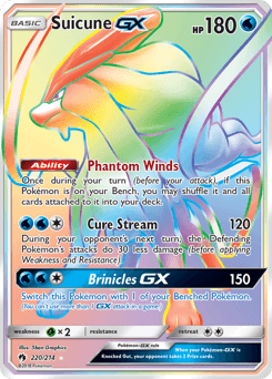 Suicune-GX Lost Thunder #220