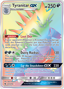 Tyranitar-GX Lost Thunder #223