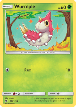 Wurmple Lost Thunder #23