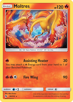Moltres Lost Thunder #38
