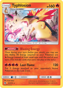 Typhlosion Lost Thunder #42