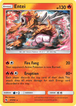 Entei Lost Thunder #47