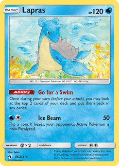 Lapras Lost Thunder #56