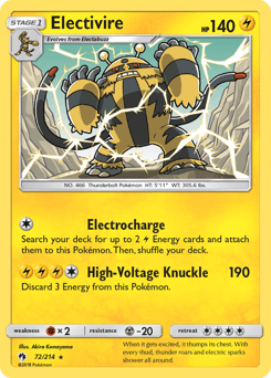 Electivire Lost Thunder #72