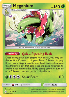 Meganium Lost Thunder #8
