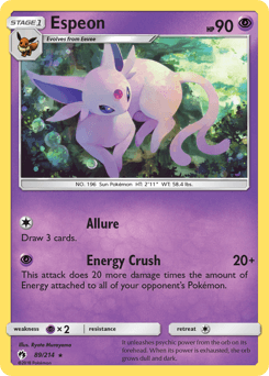 Espeon Lost Thunder #89