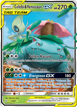 Celebi & Venusaur-GX Team Up #1