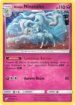 Alolan Ninetales Team Up #111