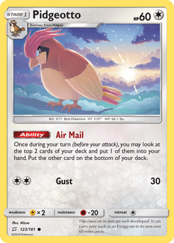 Pidgeotto Team Up #123
