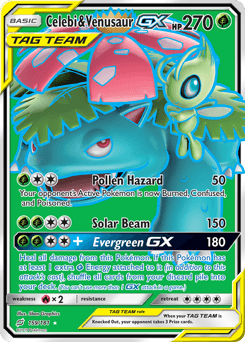 Celebi & Venusaur-GX Team Up #159