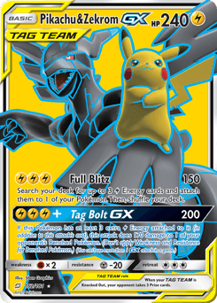 Pikachu & Zekrom-GX Team Up #162
