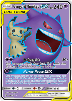 Gengar & Mimikyu-GX Team Up #164