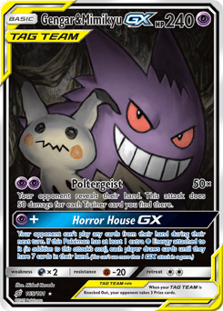Gengar & Mimikyu-GX Team Up #165