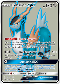 Cobalion-GX Team Up #168