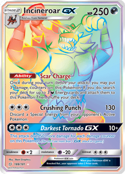 Incineroar-GX Team Up #188