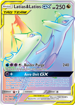 Latias & Latios-GX Team Up #190