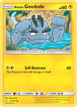 Alolan Geodude Team Up #34