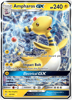 Ampharos-GX Team Up #43