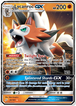 Lycanroc-GX Team Up #82