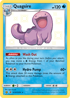 Quagsire Hidden Fates Shiny Vault #SV10