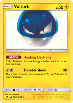 Voltorb Hidden Fates Shiny Vault #SV13