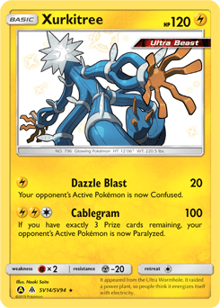 Xurkitree Hidden Fates Shiny Vault #SV14