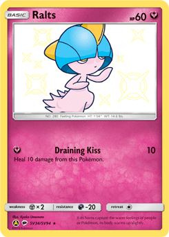 Ralts Hidden Fates Shiny Vault #SV34