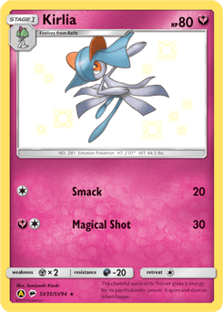 Kirlia Hidden Fates Shiny Vault #SV35