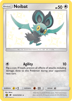 Noibat Hidden Fates Shiny Vault #SV43