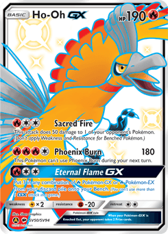 Ho-Oh-GX Hidden Fates Shiny Vault #SV50