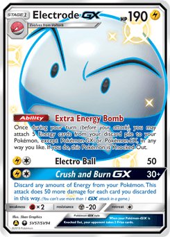 Electrode-GX Hidden Fates Shiny Vault #SV57