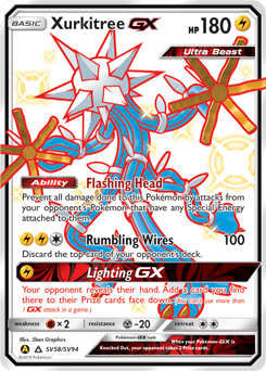 Xurkitree-GX Hidden Fates Shiny Vault #SV58