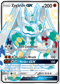 Zygarde-GX Hidden Fates Shiny Vault #SV65