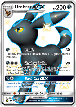 Umbreon-GX Hidden Fates Shiny Vault #SV69