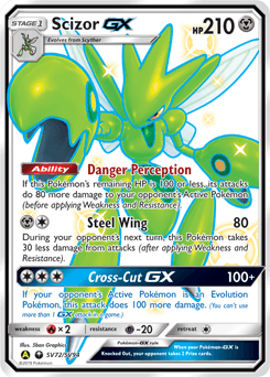 Scizor-GX Hidden Fates Shiny Vault #SV72