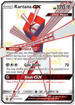 Kartana-GX Hidden Fates Shiny Vault #SV73