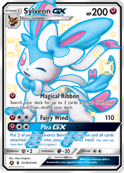 Sylveon-GX Hidden Fates Shiny Vault #SV76
