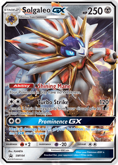 Solgaleo-GX SM Black Star Promos #SM104