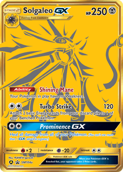 Solgaleo-GX SM Black Star Promos #SM104a