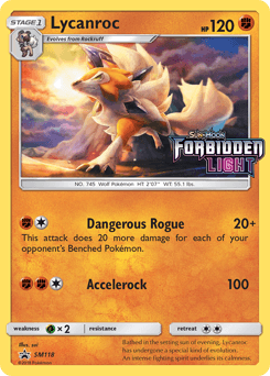 Lycanroc SM Black Star Promos #SM118