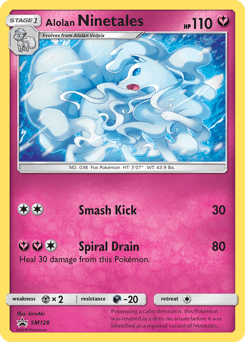 Alolan Ninetales SM Black Star Promos #SM128