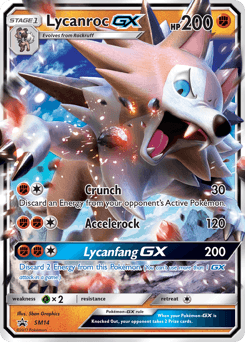 Lycanroc-GX SM Black Star Promos #SM14