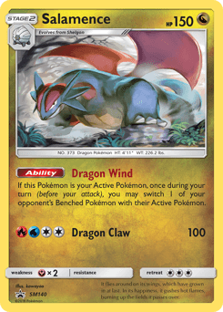 Salamence SM Black Star Promos #SM140